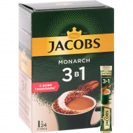 Напиток кофейный растворимый «Jacobs Monarch» 3 в 1, 24х15 г